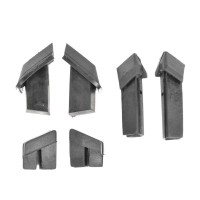 Jeu de caoutchoucs d'arbre de fenêtre Fiat 850 Spider Jeu de caoutchoucs d'arbre de fenêtre Fiat 850 Spider