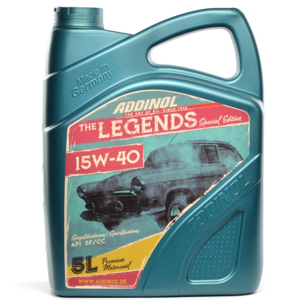 Aceite de motor 15W-40 5 litros Addinol Legends