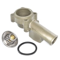 Boîtier de thermostat avec thermostat Fiat 124 Spider AS-CS (jusqu'à 74), Fiat 124 Coupé AC-BC Boîtier de thermostat avec thermostat Fiat 124 Spider AS-CS (jusqu'à 74), Fiat 124 Coupé AC-BC