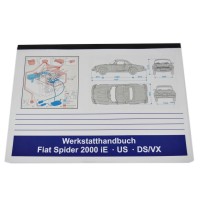 Werkplaatshandboek 2000i.e. Europa, VX, VS Fiat 124 Spider reparatiehandleiding Werkplaatshandboek 2000i.e. Europa, VX, VS Fiat 124 Spider reparatiehandleiding