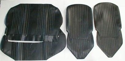 Set of seat covers (black) Fiat 500 L