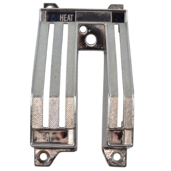 Verwarmingsachtergrond Fiat 124 Spider, 124 Coupé verchroomde achtergrond voor verwarmingshendel (B-stock)