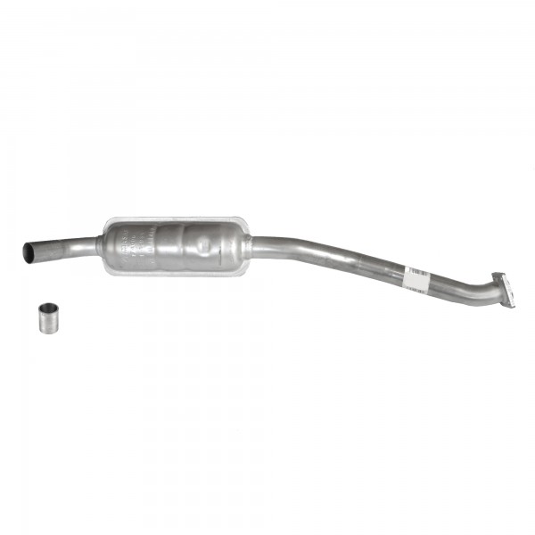 Exhaust pipe centre 2000 i.e (4-hole flange) with adapter to 1800 Endssilencer Fiat 124 Spider