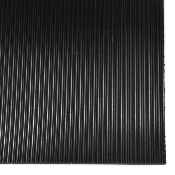 Fine grooved rubber mat for doormats 1200 x 3 mm - meter