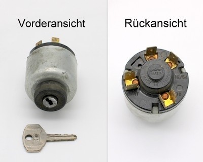 Lockdschloss (without lock) Metal key Fiat 600 - Fiat 600 D