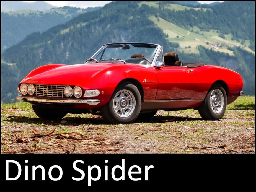 FIAT Dino Spider / Coupe Ersatzteile - Arnold Classic Shop