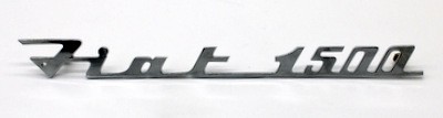 FIAT 1500' lettering