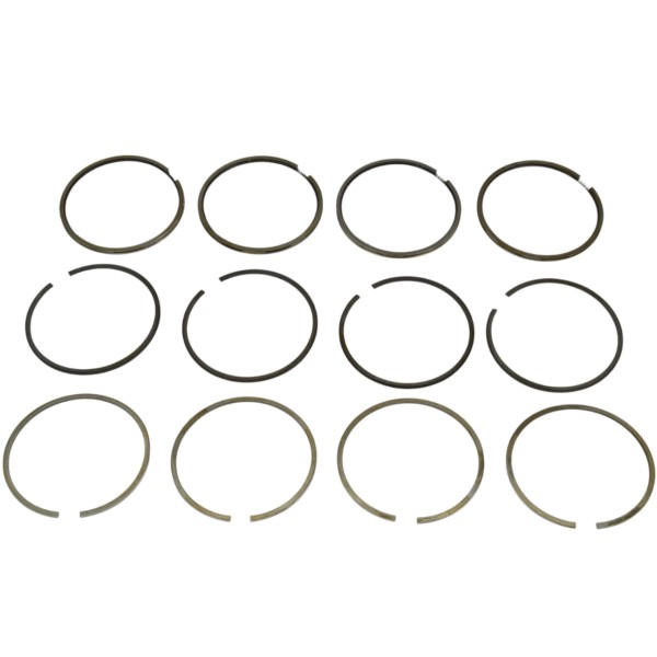 Jeu de segments de piston 80mm STD (4 pistons) original Fiat 124 Spider 1400-1600, 124 Coupé 1400-1600