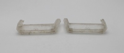 Set of light caps front Siata Spring (clear) - Fiat 850 Spider USA