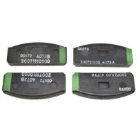 Front brake pads (1st series) Fiat 850 N, Coupé, Spider, 1100 R Front brake pads (1st series) Fiat 850 N, Coupé, Spider, 1100 R