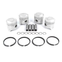 Jeu de pistons avec jeu de segments (80mm +1,0) avec dôme 2ème étage 5mm Fiat 124 Spider 1400-1600 Jeu de pistons avec jeu de segments (80mm +1,0) avec dôme 2ème étage 5mm Fiat 124 Spider 1400-1600