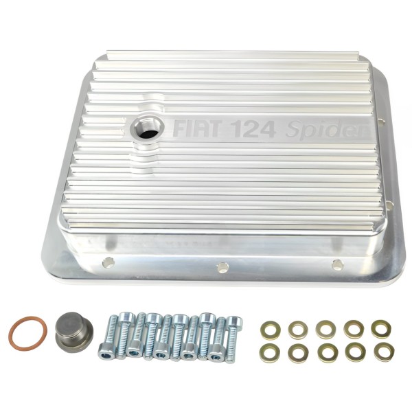 Carter d'huile de boîte de vitesses aluminium Fiat 124 Spider