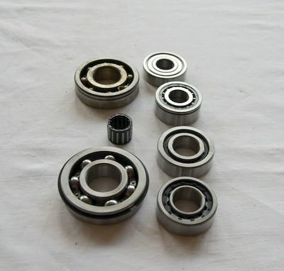 Set of gearbox bearings Fiat 124 Coupé /Spider AC/AS