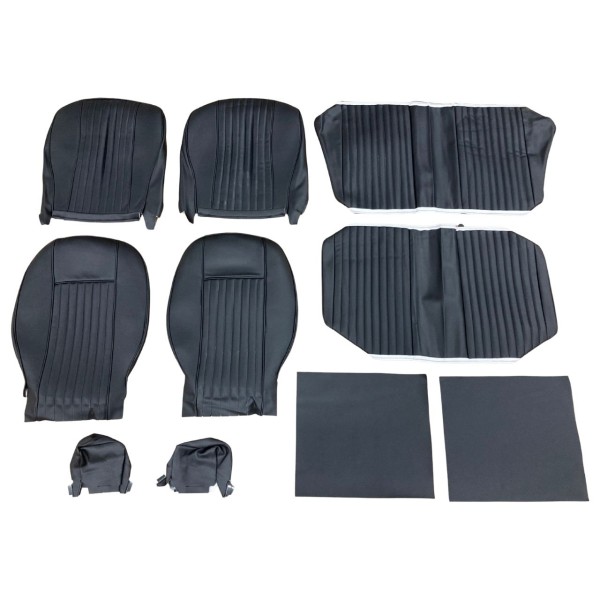 Sitzbezüge Fiat 124 Spider (66-78) komplett für 2 Sitze - Kunstleder