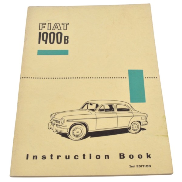 Operating instructions Fiat 1900 B English original