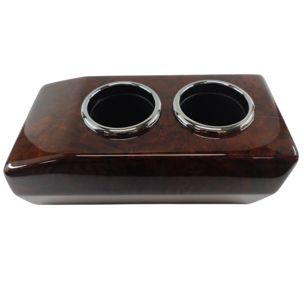 Cup holder for center console burr walnut Mercedes-Benz R107-C107