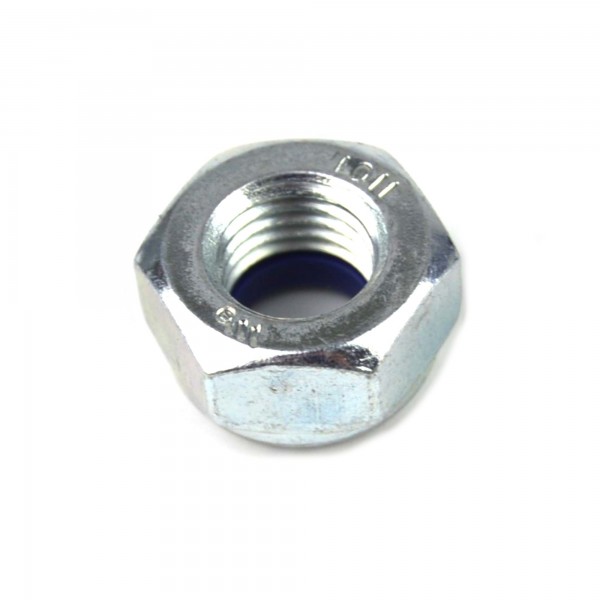 Lock nut M10x1.25 galvanised