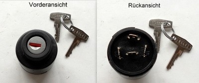 Ignition lock (without lock) Fiat 124