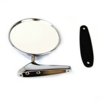 Exterior mirror chrome round for various models Fiat 124 Spider, 124 Coupé Exterior mirror chrome round for various models Fiat 124 Spider, 124 Coupé