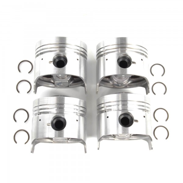 Piston set 18/2000 (84mm +0.4) with dome 3rd Step 8mm Fiat 124 Spider