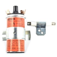 Ignition coil Bosch red with series resistor Fiat 131 / 132 / Ritmo / Argenta Ignition coil Bosch red with series resistor Fiat 131 / 132 / Ritmo / Argenta