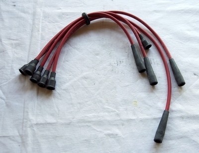 Ignition cable set red Lancia A 112 Abarth