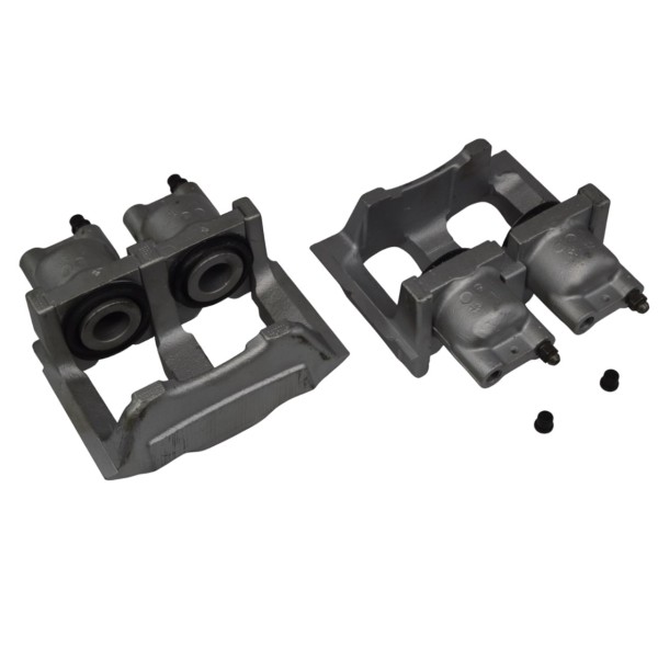 Juego de pinzas de freno delanteras con soportes Fiat 130 (+150€ fianza) - revisado