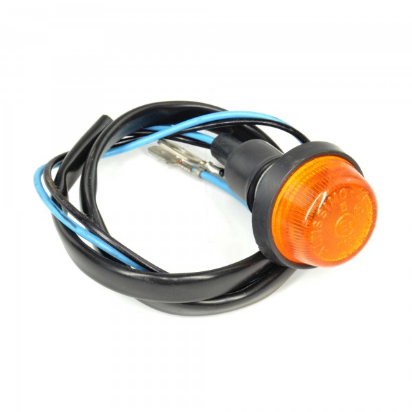 Indicator lamp sideways DS with cable Fiat 124 Spider