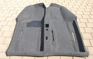 Fitted carpet (grey) Fiat 600 /D - Seat 770 S
