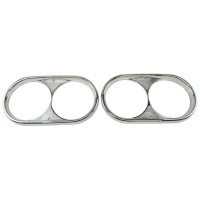 Jeu d'anneaux de garniture de phare (plastique) Fiat 1300, 1500, 850 T Jeu d'anneaux de garniture de phare (plastique) Fiat 1300, 1500, 850 T