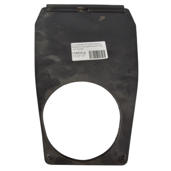 Plaque de base coulisse de changement de vitesse dans la console centrale occasion Fiat 124 Spider