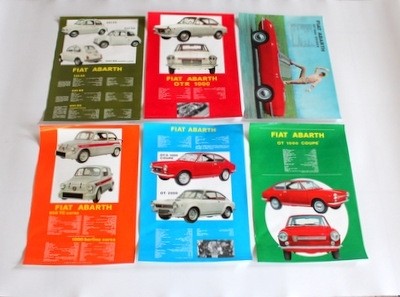 Set posters ABARTH (6 pieces)
