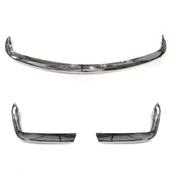 Bumper kit for conversion to chrome bumpers Fiat 124 Spider (incl. bumper bracket) (74-85)