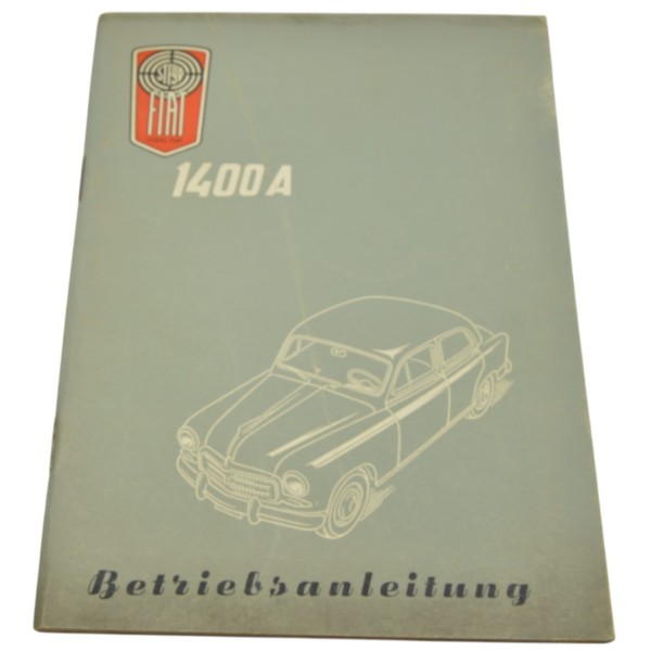 Betriebsanleitung Steyr-Fiat 1400 A deutsch original