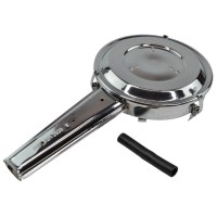 Verchroomde luchtfilterkast Fiat 850 Spider, Coupé Verchroomde luchtfilterkast Fiat 850 Spider, Coupé