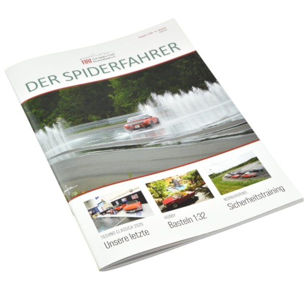 Club magazine "Der Spiderfahrer" (issue 02-2025) - Fiat 124 Spider Club Deutschland e.V.