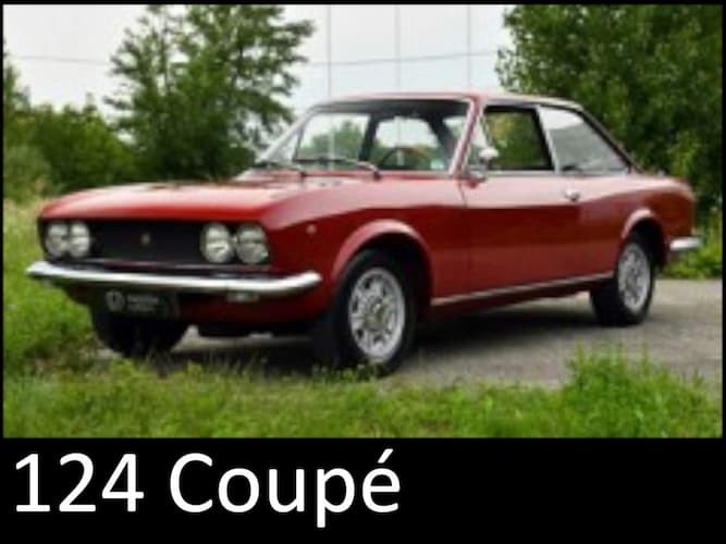 Pièces détachées FIAT 124 coupé