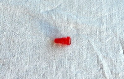 Screw for light cap (M6 x 16 mm) - red