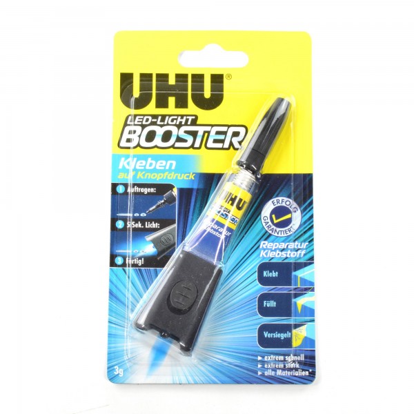 Luz ultravioleta pegamento UHU Led Booster UV
