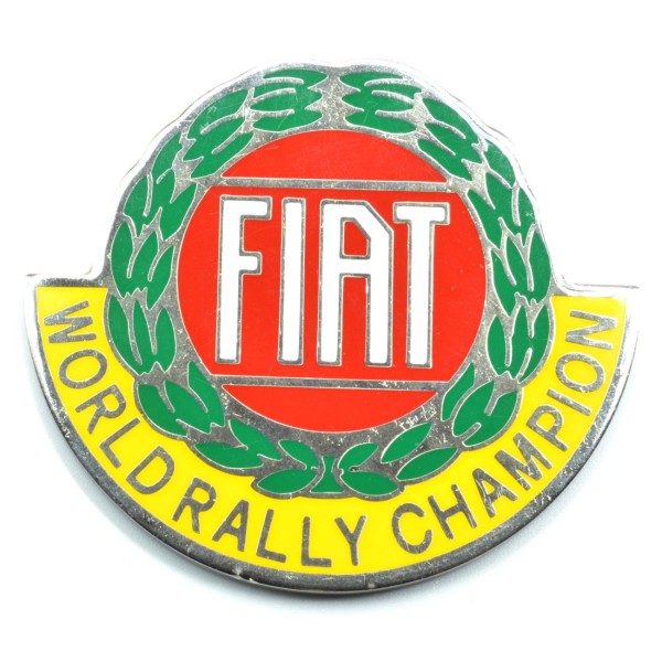 Emblem Fiat World Champion