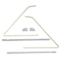 Peças de reparo para moldura superior da janela direita esquerda Fiat 124 Spider Peças de reparo para moldura superior da janela direita esquerda Fiat 124 Spider