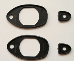 Set of rubber seals for door handles Fiat 500 F/L/R
