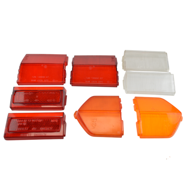 Set di calotte per i fari posteriori Fiat 124 Coupé AC, Bitter CD