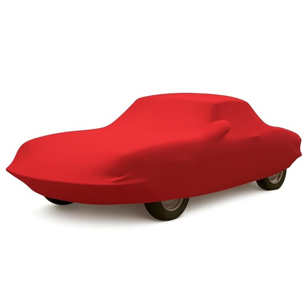 Telo copriauto per interni Fiat 850 Spider, Coupé - rosso