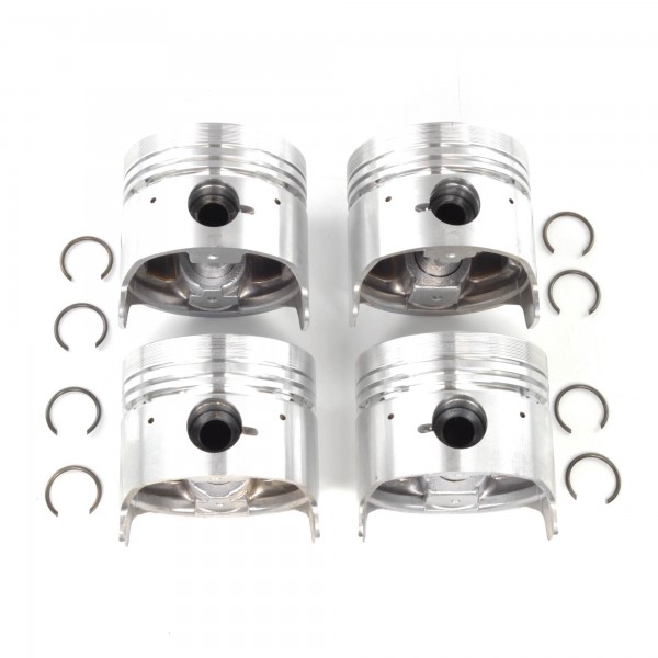 Piston set 18/2000 (84mm +0.6) with dome 3rd Step 8mm Fiat 124 Spider