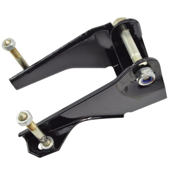 Schokbrekerbevestiging achter origineel (gereviseerd) Fiat 850