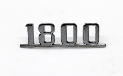 Scritta "FIAT 1800