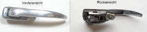 Aluminium outside right door handle for Fiat 500 D