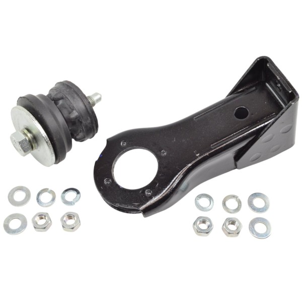 Getriebehalter rechts inkl. Gummipuffer und Schraube original Fiat 850 T, Fiat 900 E