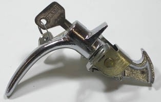 Bonnet lock Fiat 500 N, D, F, R chrome-plated